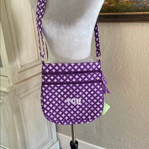 Vera Bradley Purple Floral Crossbody Bag